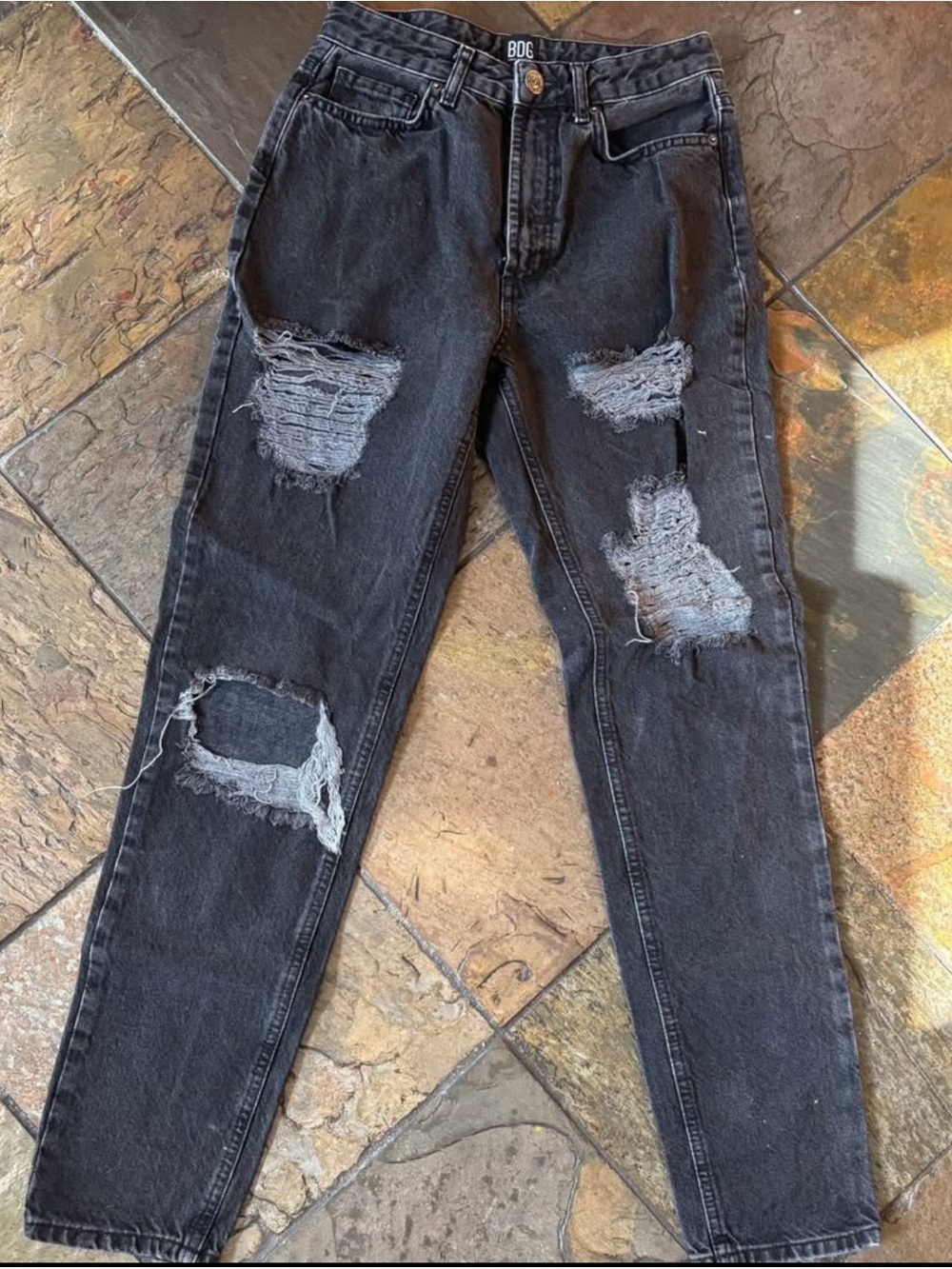 BDG Black Distressed Women's Jeans